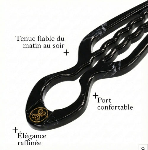 Épingle Prestige Chignon & Co — Tenue 24h sans abîmer — Lot de 3