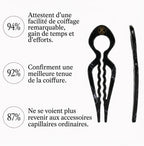 Épingle Prestige Chignon & Co — Tenue 24h sans abîmer — Lot de 3
